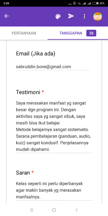 Testimoni peserta kursus bahasa Arab ABBA 5